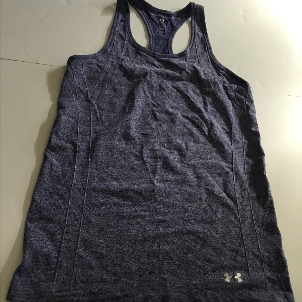 Under Armour Heat Gear women blue Racerback tank top. Extra small